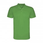 Polo technique en tricot piqué polyester pour homme 150 g/m² Roly couleur vert pomme