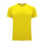 T-shirt technique 100% polyester pour homme 135 g/m² Roly couleur jaune