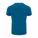 T-shirt technique 100% polyester pour homme 135 g/m² Roly couleur bleu foncé deuxième vue arrière