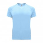 T-shirt technique 100% polyester pour homme 135 g/m² Roly couleur bleu ciel