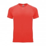 T-shirt technique 100% polyester pour homme 135 g/m² Roly couleur corail