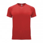 T-shirt technique 100% polyester pour homme 135 g/m² Roly couleur rouge