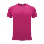 T-shirt technique 100% polyester pour homme 135 g/m² Roly couleur fuchsia