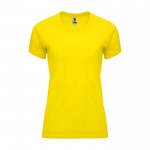 T-shirt technique 100% polyester pour femme 135 g/m² Roly couleur jaune