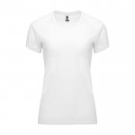 T-shirt technique 100% polyester pour femme 135 g/m² Roly couleur blanc