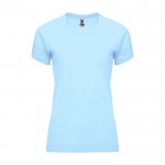 T-shirt technique 100% polyester pour femme 135 g/m² Roly couleur bleu ciel