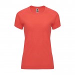 T-shirt technique 100% polyester pour femme 135 g/m² Roly couleur corail