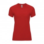 T-shirt technique 100% polyester pour femme 135 g/m² Roly couleur rouge