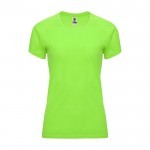 T-shirt technique 100% polyester pour femme 135 g/m² Roly couleur vert fluorescent