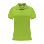 Polo technique en tricot piqué polyester 150 g/m² pour femme Roly couleur vert lime