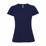 T-shirt technique en tricot piqué pour femme 150 g/m² Roly couleur bleu marine