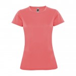 T-shirt technique en tricot piqué pour femme 150 g/m² Roly couleur corail