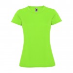 T-shirt technique en tricot piqué pour femme 150 g/m² Roly couleur vert lime