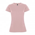 T-shirt technique en tricot piqué pour femme 150 g/m² Roly couleur rose clair 