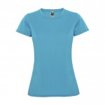 T-shirt technique en tricot piqué pour femme 150 g/m² Roly couleur turquoise