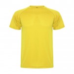 T-shirt technique homme en tricot piqué en polyester 150 g/m² Roly couleur jaune