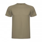 T-shirt technique homme en tricot piqué en polyester 150 g/m² Roly couleur taupe