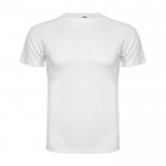 T-shirt technique homme en tricot piqué en polyester 150 g/m² Roly couleur blanc