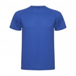 T-shirt technique homme en tricot piqué en polyester 150 g/m² Roly couleur bleu roi