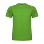 T-shirt technique homme en tricot piqué en polyester 150 g/m² Roly couleur vert pomme