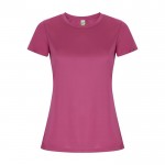 T-shirt technique en 50% polyester recyclé pour femme 135 g/m² Roly couleur fuchsia