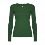 T-shirt pour femme en 100% coton en tricot 160 g/m² Roly couleur vert bouteille