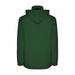 Veste imperméable unisexe en 100% polyester 400 g/m² Roly couleur vert bouteille deuxième vue arrière