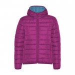 Veste matelassée en polyester avec capuche pour femme 290 g/m² Roly couleur fuchsia