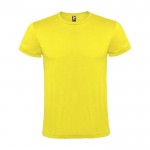 T-shirt unisexe 100% coton à manches courtes 150 g/m² Roly Atomic couleur jaune