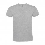 T-shirt unisexe 100% coton à manches courtes 150 g/m² Roly Atomic couleur gris clair chiné