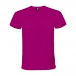 T-shirt unisexe 100% coton à manches courtes 150 g/m² Roly Atomic couleur fuchsia