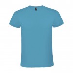 T-shirt unisexe 100% coton à manches courtes 150 g/m² Roly Atomic couleur turquoise