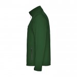 Veste softshell en polyester pour homme 300 g/m² Roly couleur vert bouteille vue latérale