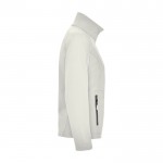 Veste softshell pour femme en polyester et élasthanne 300 g/m² Roly couleur blanc cassé deuxième vue latérale