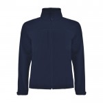 Veste softshell en polyester 3 couches unisexe 300 g/m² Roly couleur bleu marine