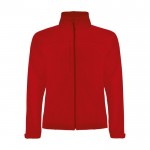 Veste softshell en polyester 3 couches unisexe 300 g/m² Roly couleur rouge