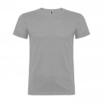 T-shirt 100% coton en tricot pour homme 155 g/m² Roly Beagle couleur gris clair chiné