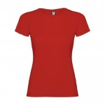 T-shirt en 100% coton en tricot pour femme 155 g/m² Roly couleur rouge