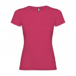 T-shirt en 100% coton en tricot pour femme 155 g/m² Roly couleur fuchsia