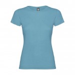 T-shirt en 100% coton en tricot pour femme 155 g/m² Roly couleur turquoise