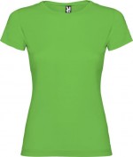 T-shirt en 100% coton en tricot pour femme 155 g/m² Roly couleur vert gazon