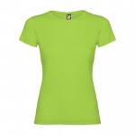 T-shirt en 100% coton en tricot pour femme 155 g/m² Roly couleur vert lime