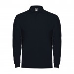 Polo pour homme en 100% coton en tricot piqué 220 g/m² Roly couleur bleu marine