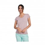 T-shirt 100% coton en tricot pour femme 155 g/m² Roly couleur blanc