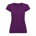 T-shirt 100% coton en tricot pour femme 155 g/m² Roly couleur mauve