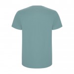 T-shirt 100% coton en tricot pour homme 190 g/m² Roly couleur bleu lagon deuxième vue arrière