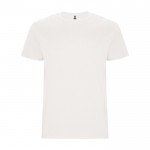 T-shirt 100% coton en tricot pour homme 190 g/m² Roly couleur blanc cassé