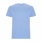 T-shirt 100% coton en tricot pour homme 190 g/m² Roly couleur bleu ciel