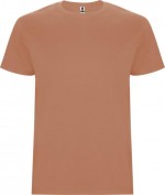 T-shirt 100% coton en tricot pour homme 190 g/m² Roly couleur marron orangé