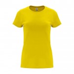 T-shirt 100% coton en tricot pour femme 170 g/m² Roly couleur jaune